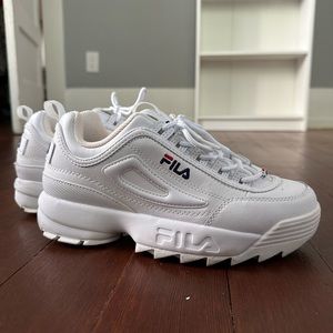 Fila sneakers, white, US size 8.5